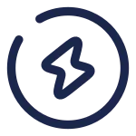 Bolt Circle SVG Icon